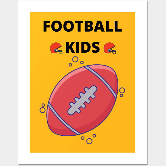 football lovers gift for birthdays Wall Art by KOTB